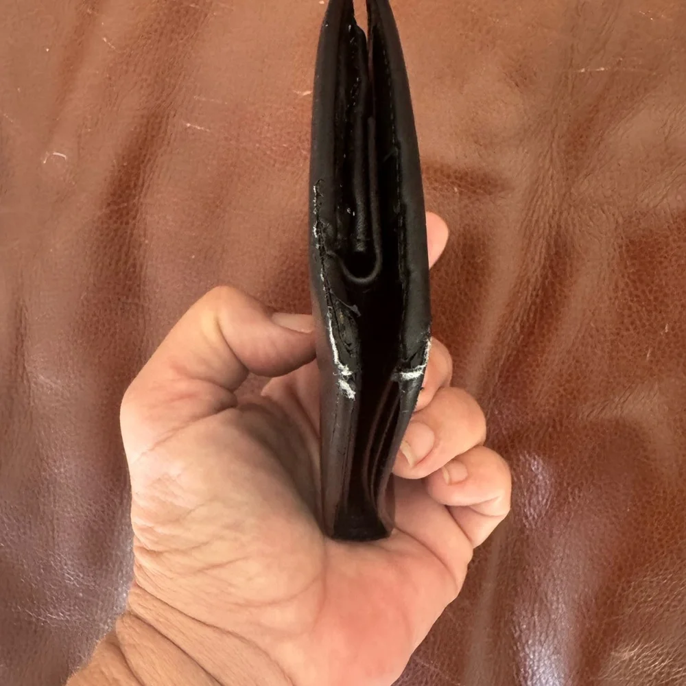 Black Leather Bifold